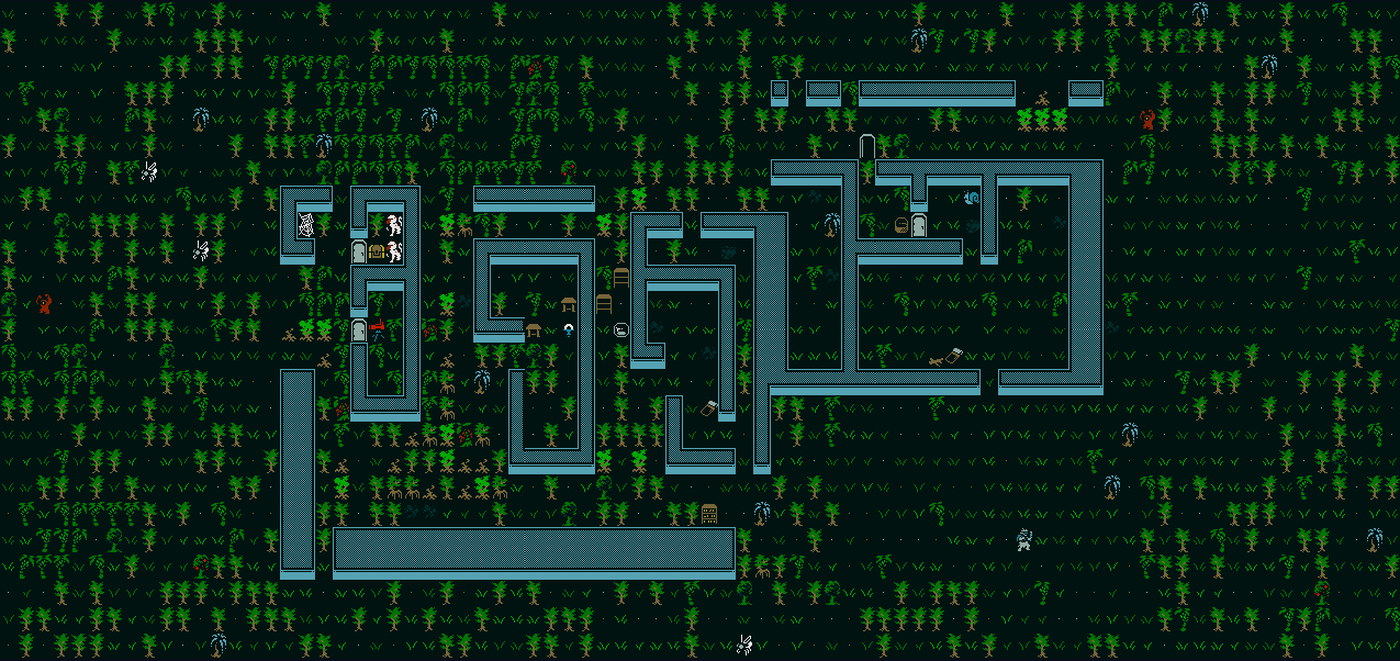 You can throw a nuclear bomb in Caves of Qud