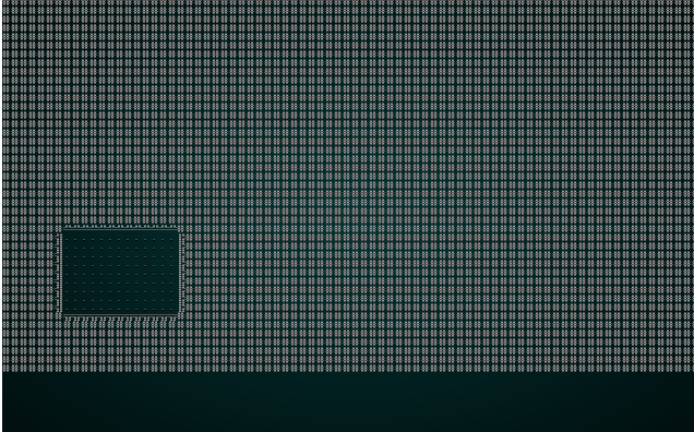 A mix of rectangular and circular rooms